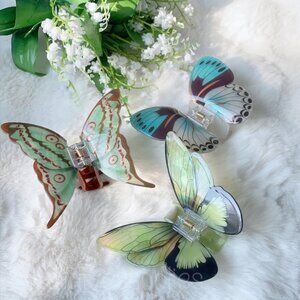 11CM Large Realistic Butterfly Hair Clips Claw
